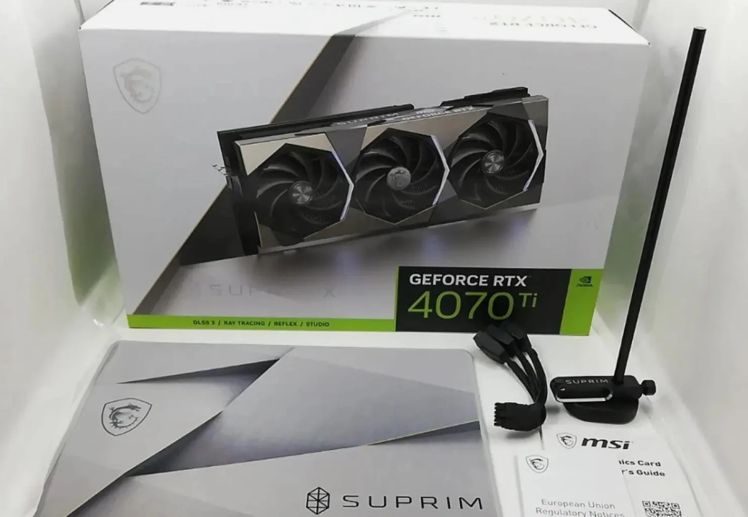 MSI GeForce RTX 4070 Ti Suprim graphics card