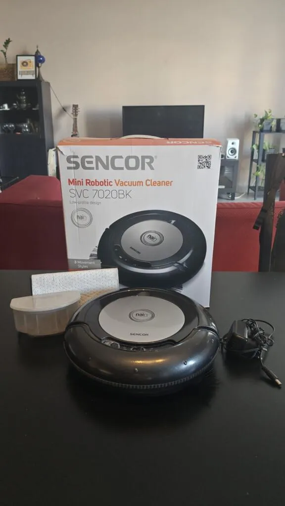 Sencor SVC 7020BK Mini Robotic Vacuum Cleaner – Excellent Condition | Boxed & Complete