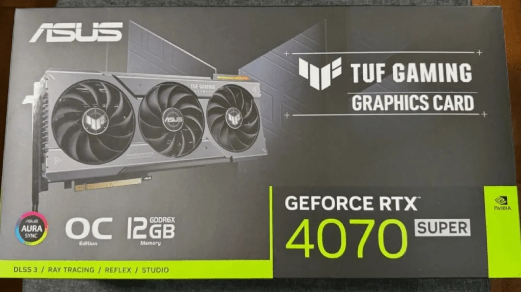 ASUS TUF Gaming NVIDIA GeForce RTX 4070 super Edition Gaming Graphics Card