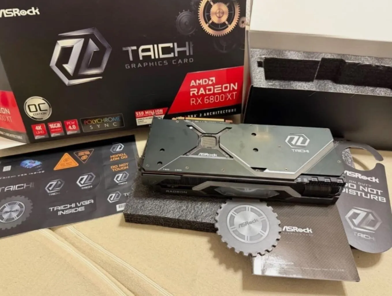 ASRock Radeon RX 6800 XT Phantom Gaming Graphics Card with 16GB GDDR6,